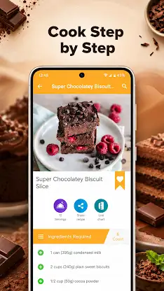 Chocolate Recipes：Cake Recipes screenshot 2