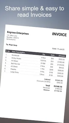 Billculator Easy Invoice Maker screenshot 6