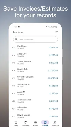 Billculator Easy Invoice Maker screenshot 7