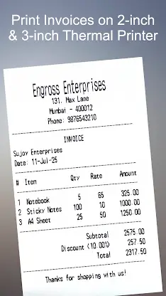 Billculator Easy Invoice Maker screenshot 3