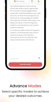 Article Rewriter - Paraphraser screenshot 3