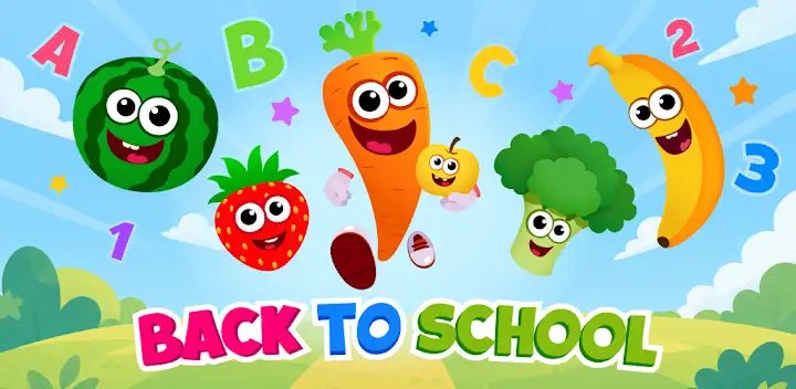 Funny Food Academy! Kids game! — Android game banner