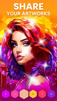 Polygon - Art Coloring Book screenshot 5