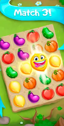 Funny Farm match 3 Puzzle game screenshot 1