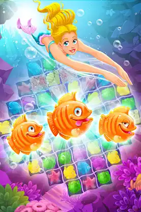 Mermaid - treasure match-3 screenshot 4