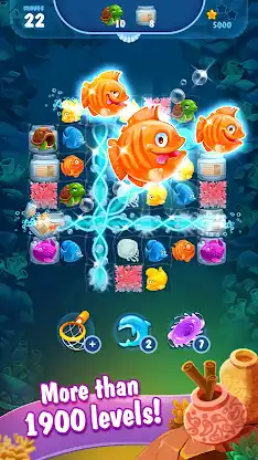 Mermaid - treasure match-3 screenshot 2