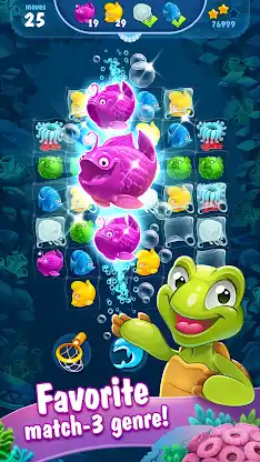 Mermaid - treasure match-3 screenshot 3