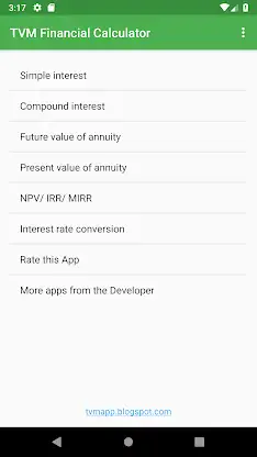 TVM Financial Calculator screenshot 1