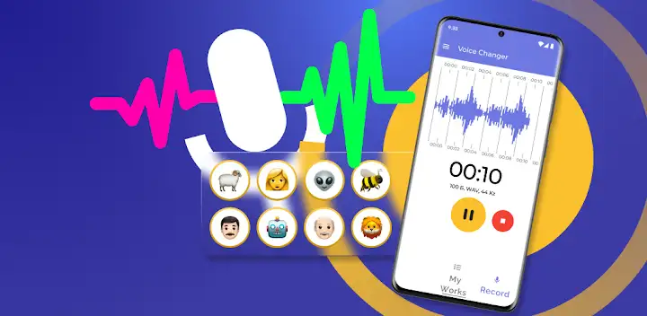 Video Voice Changer + Effects — Android app banner