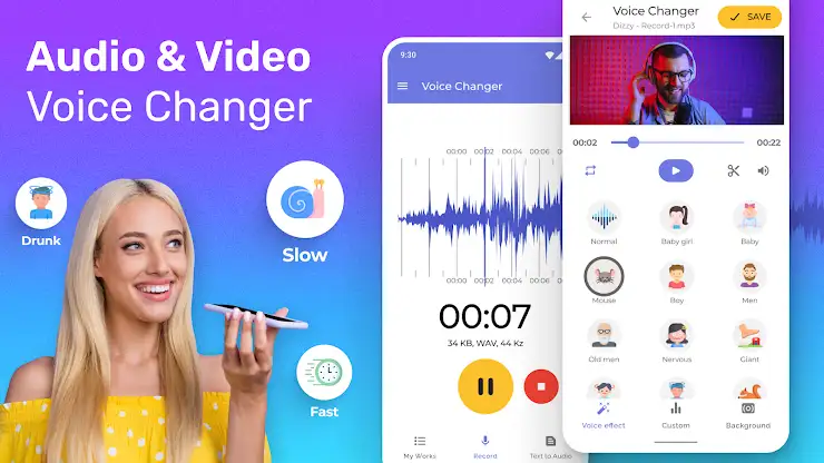Video Voice Changer + Effects screenshot 6