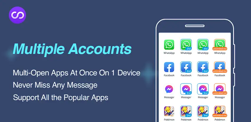 Multiple Accounts: Dual Space screenshot 6