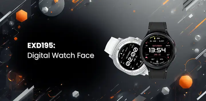 EXD195: Digital Watch Face — Android app banner