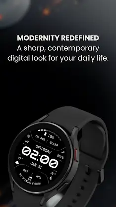 EXD195: Digital Watch Face screenshot 2