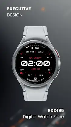 EXD195: Digital Watch Face screenshot 7