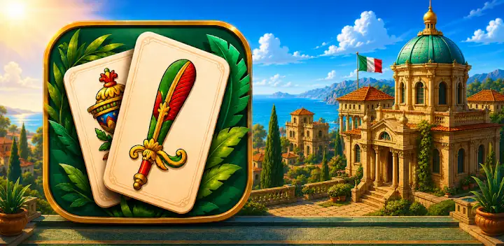 Scopa Online Classic Card Game — Android game banner