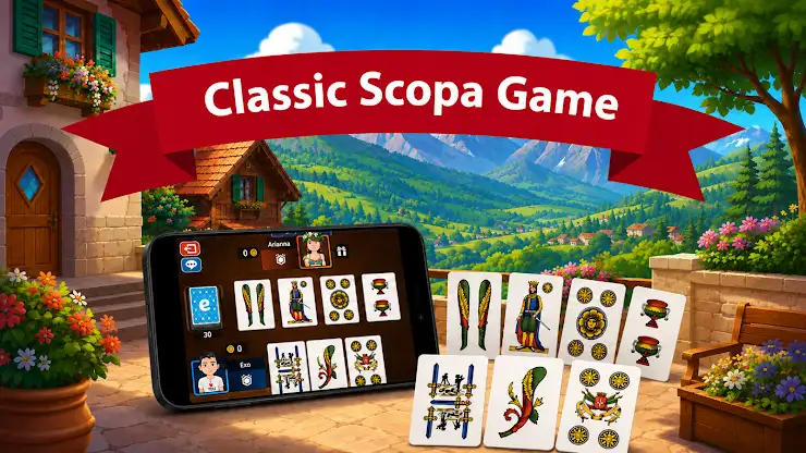 Scopa Online Classic Card Game screenshot 3