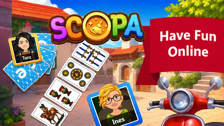 Scopa Online Classic Card Game screenshot 1