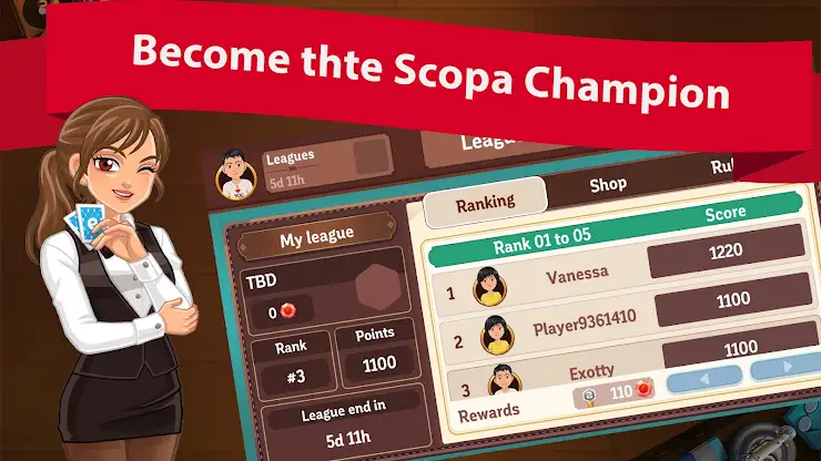 Scopa Online Classic Card Game screenshot 5