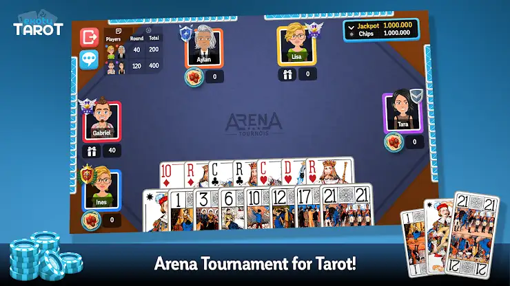 Exoty Tarot online at 3, 4, 5 screenshot 3
