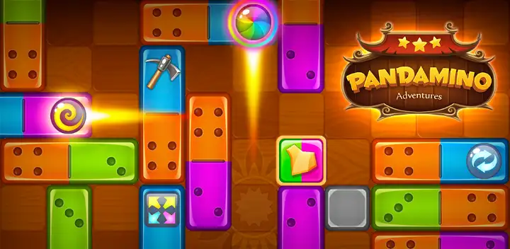 Pandamino - Color Slide Puzzle — Android game banner