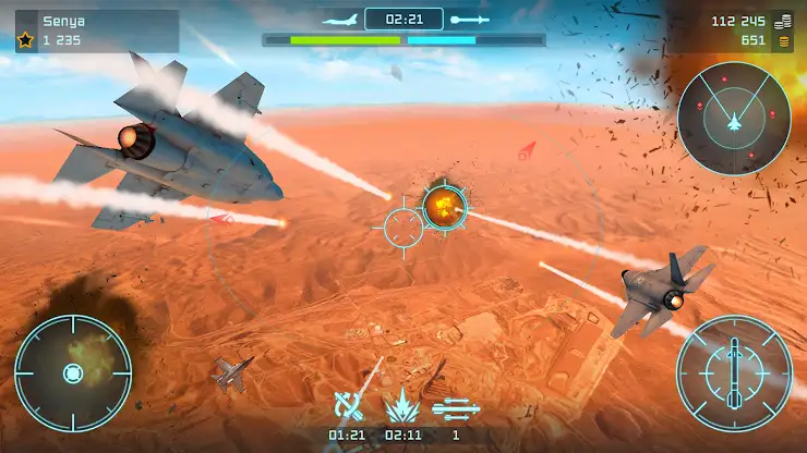 Battle Warplanes: War-Games screenshot 3