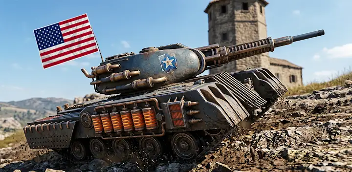 Battle Tanks: Tank Games PvP — Android game banner