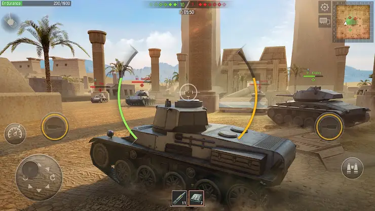 Battle Tanks: Tank Games PvP screenshot 1