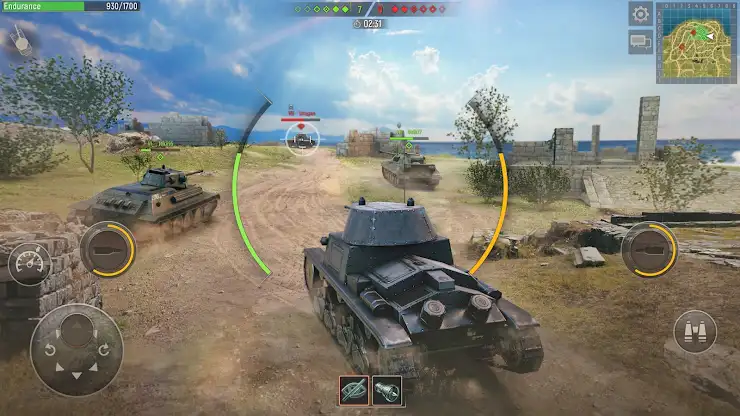 Battle Tanks: Tank Games PvP screenshot 2