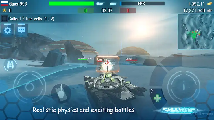 Future Tanks: War Tank Game screenshot 1