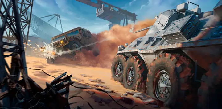 Metal Force: War tank machines — Android game banner