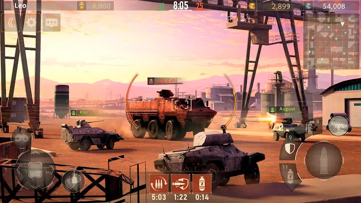 Metal Force: War tank machines screenshot 2