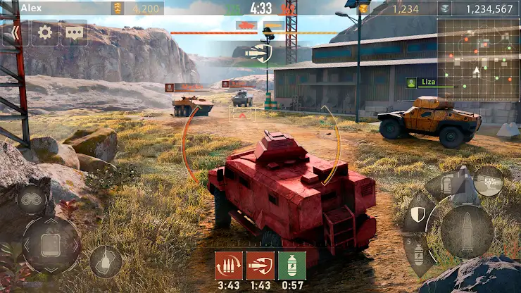 Metal Force: War tank machines screenshot 3