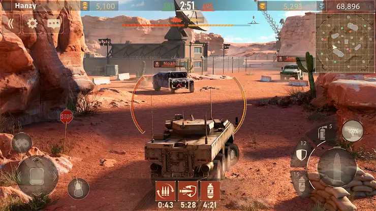 Metal Force: War tank machines screenshot 1
