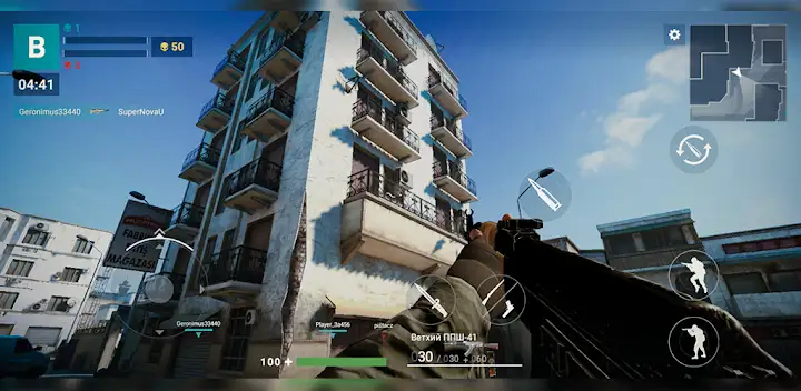 Modern Gun: Shooting War Games — Android game banner