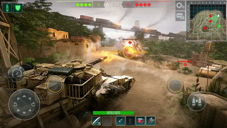 Tank Force: War Tank Game screenshot 3