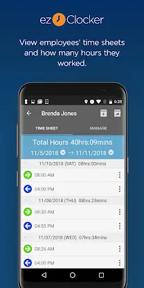 ezClocker: Employee Time Track screenshot 3