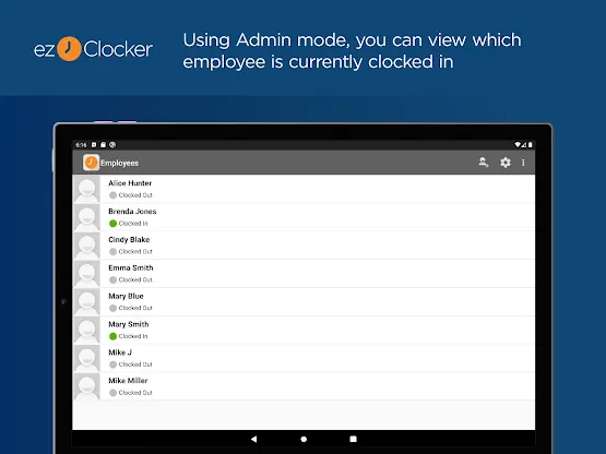 ezClocker Kiosk Time Clock screenshot 5