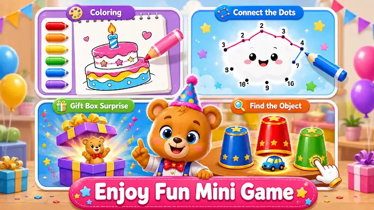 Kids Birthday Cake & Party screenshot 4