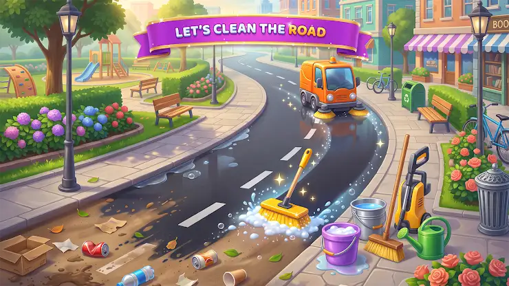 Kids Cleaning: City Cleanup screenshot 5