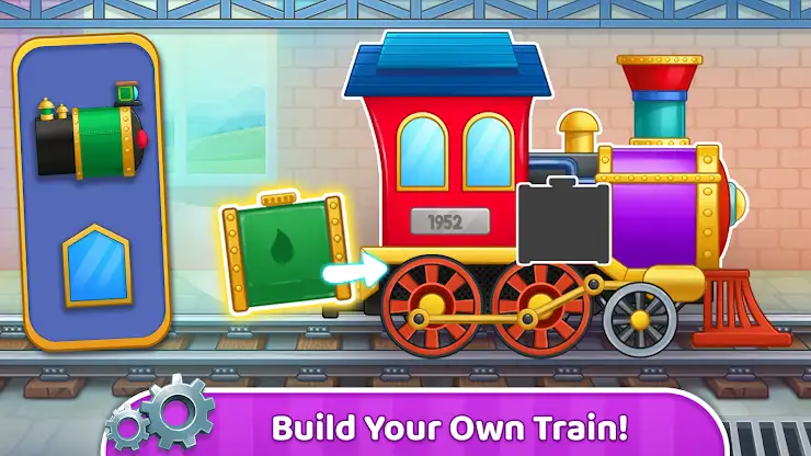Train Station Game for Kids screenshot 1