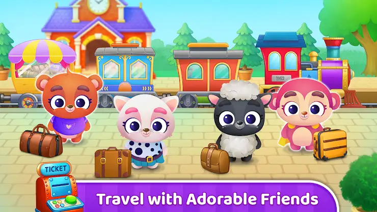 Train Station Game for Kids screenshot 3