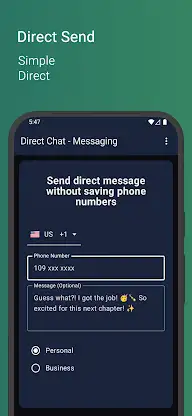 Direct Chat - Messaging screenshot 4