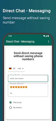 Direct Chat - Messaging screenshot 2