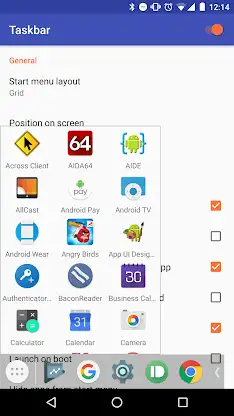 Taskbar screenshot 1