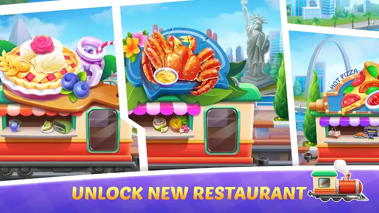 Cooking Train - Food Games screenshot 3