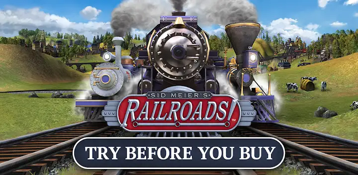 Sid Meier's Railroads! — Android game banner