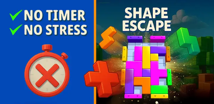 Shape Escape: Block Puzzle — Android game banner