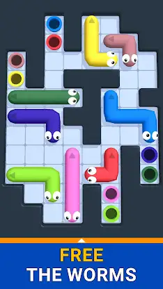 Worm Hole: Color Puzzle screenshot 1