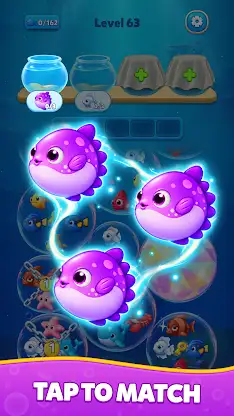 Fish Sort: Bubble Aquarium screenshot 2