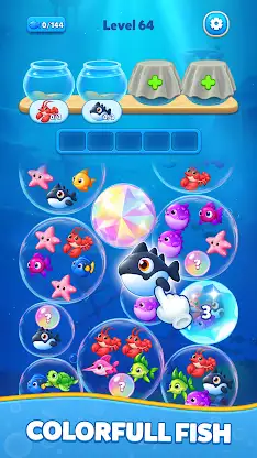 Fish Sort: Bubble Aquarium screenshot 3